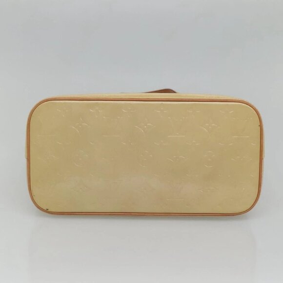 LOUIS VUITTON Monogram Vernis Houston Hand Bag Beige - Picture 5 of 16